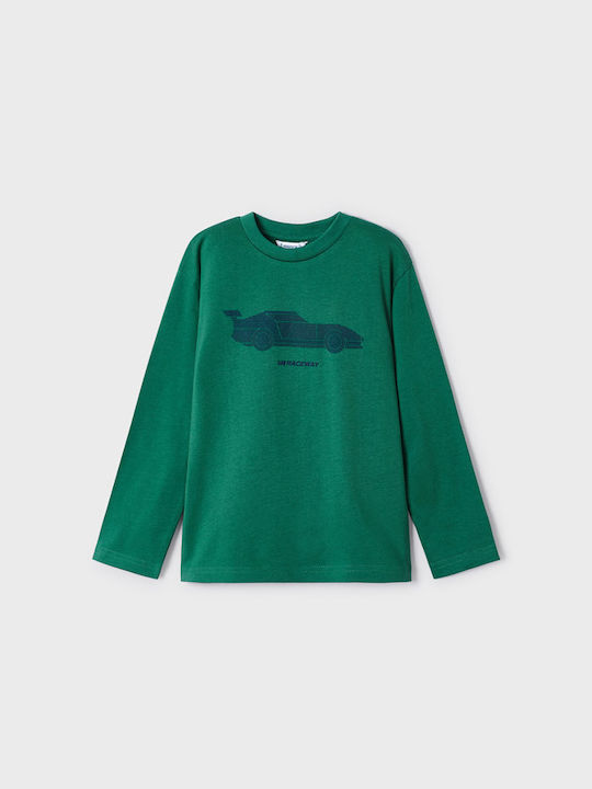 Mayoral Kids Blouse Long Sleeve Green