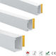 Vito Cable Channel with Sticker made of Plastic 12x12mm White 1m
