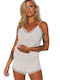 Merry See Summer Babydoll White