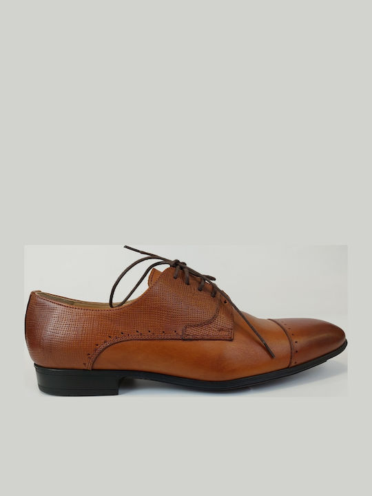 Men's Leather Oxfords Tabac Brown
