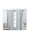 Sidi Home Plast Κουρτίνα με Τρέσα Γκρι 140x260εκ.