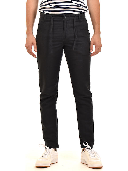 Ανδρικό Παντελόνι Chino Regular Fit Navy Μπλε