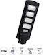 GloboStar Street Solar Light 15W 1200lm Cold White 6000K with Motion Sensor and Photocell IP65