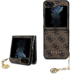 Guess 4G Charms Coperta din spate Maro (Galaxy Z Flip5)