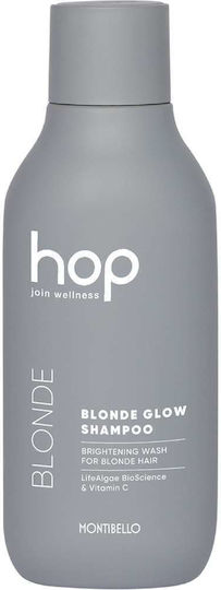 Montibello Hop Blonde Glow Shampoos Glanz für Gefärbt Haare 300ml