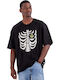 T-shirt Μαύρο