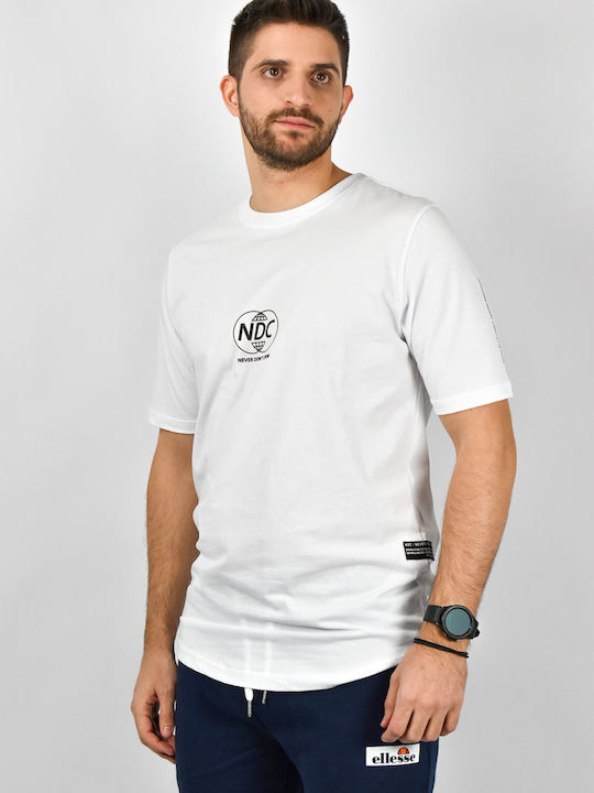 Ndc Ανδρικό T-shirt Κοντομάνικο Λευκό