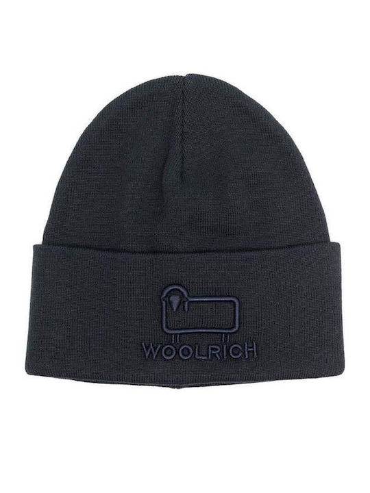 Woolrich Beanie Unisex Beanie Gestrickt in Marineblau Farbe