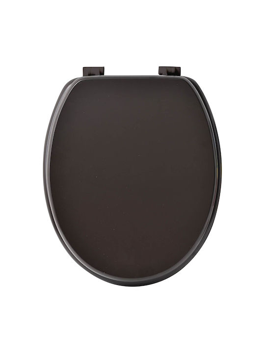 Eurocasa Plastic Toilet Seat Brown 43cm