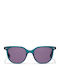 Taylor Morris Damen Sonnenbrille mit Türkis Kunststoff Gestell und Lila Linse 32089 C3