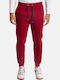 Sweatpants with Elastic Burgundy