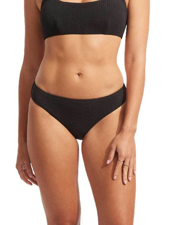 Seafolly Bikini Slip Μαύρο