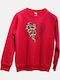 Kinder-Sweatshirt Rot Heart
