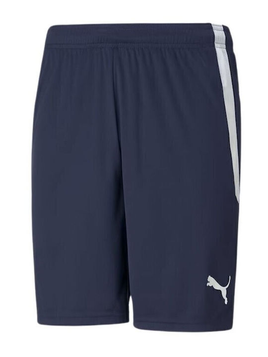 PUMA teamLIGA Sportliche Herrenshorts Marineblau