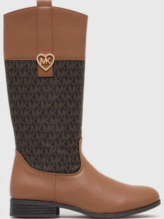 Finley Heart Kinderstiefel mit Reißverschluss Braun