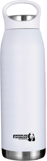 Panda Bottle Thermos Stainless Steel 650ml White