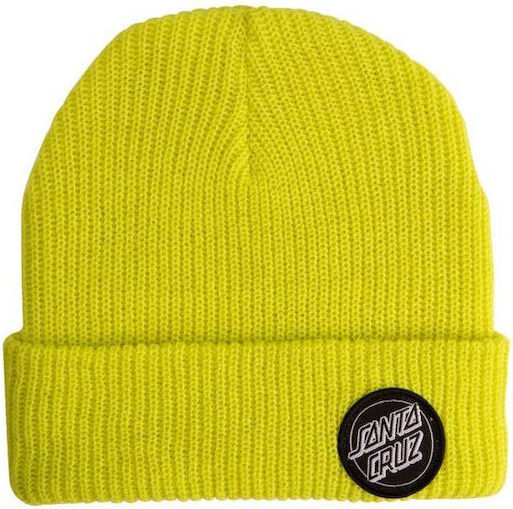 Knitted Beanie Cap Yellow