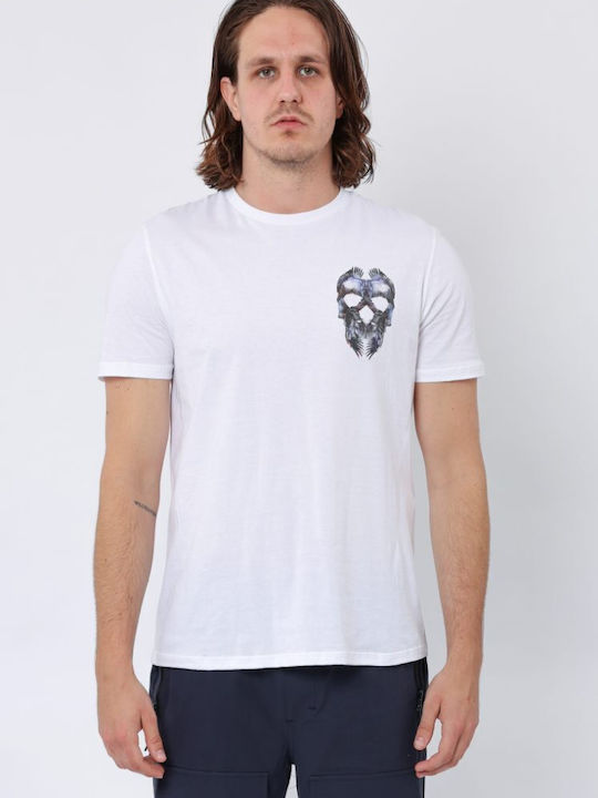 Religion SKULL Ανδρικό T-shirt Κοντομάνικο Λευκό