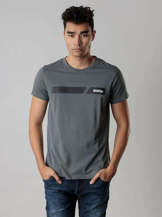 Devergo Men's Short Sleeve T-shirt Gray