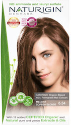 Naturigin Medium Copper Blonde Hair Dye 6.34