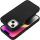 FRAME Back Cover Σιλικόνης / Πλαστικό Μαύρο (Redmi Note 12S)