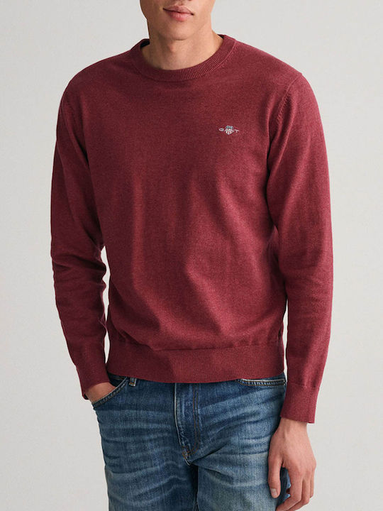 Gant Pulover cu mânecă lungă Burgundy