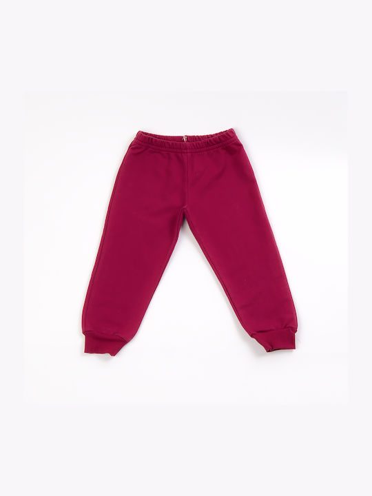 Trax Copilăresc Pantalon de Trening Burgundy 1buc