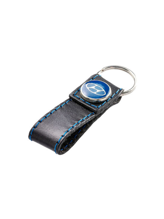 Keychain Piele Albastru