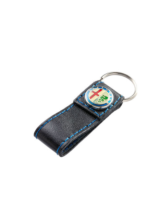 Keychain Piele Albastru