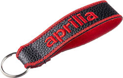 Aprilia Fabric Black Keychain