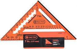 Tactix Carpenters Angle Ruler with Protractor 17.8cm