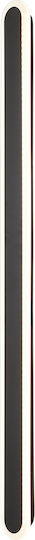 ARlight WLC 410-60 BK Leuchte Wand mit Integrierter LED und Warmweißes Licht Schwarz 60cm