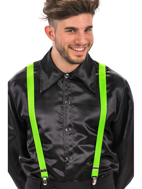 Suspenders Monochrome Green