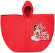 Chanos Kinder Strandponcho Minnie Rot