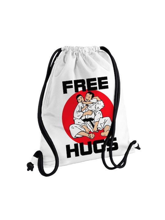 Koupakoupa Judo Free Hugs Gym Backpack White