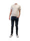 Pantalon De Blugi Elastic Pentru Bărbați Cu Fit Slim Albastru