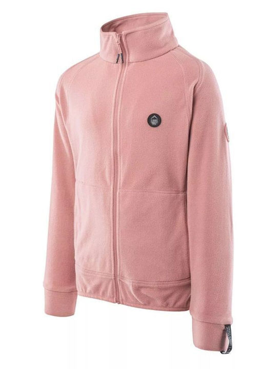 Elbrus Kinder-Sweatjacke mit Kapuze Rosa