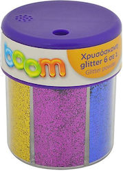 Boom Χρυσόσκονη Glitter Πολύχρωμη σε Αλατιέρα