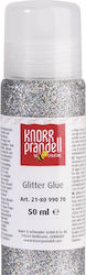 Rainbow Κόλλα Glitter Ασημί 50ml
