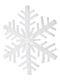 Iliadis Christmas Figure Flake White Height 25cm