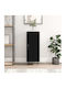 Cabinet Storage Made of Metal & Wood L34.5xW34xH90cm