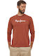 Eggo Long Sleeve Brown Blouse