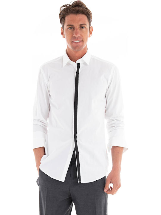 Keidi Long-sleeved Cotton Shirt White