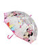 Cerda Umbrelă Pentru Copii Baston Minnie Mouse Roz Cu Diametru 71cm
