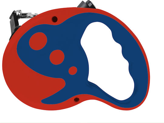 Nunbell Pet Klappbar Hundeleine/Führleine Riemen in Rot Farbe 5m