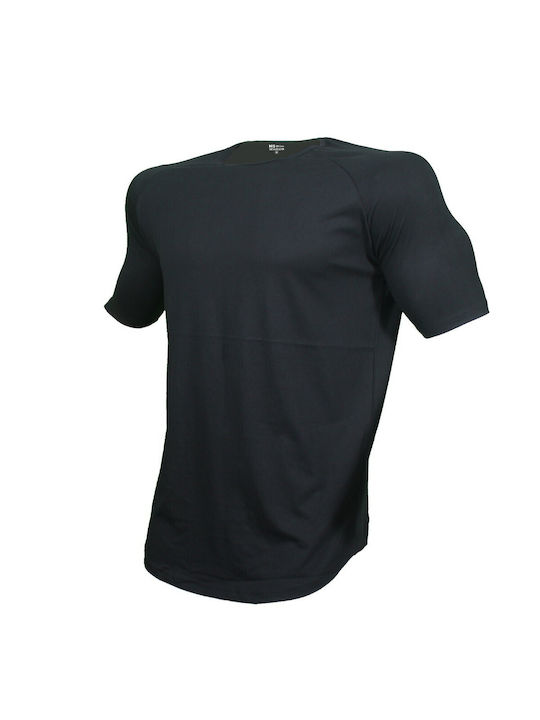 H&S T-shirt Bărbătesc cu Mânecă Scurtă Negru