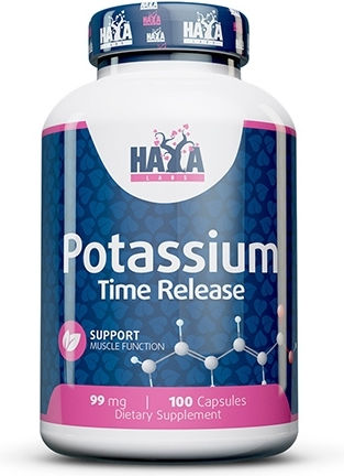 Haya Labs Potassium Time Release 99mg 100 φυτικές κάψουλες