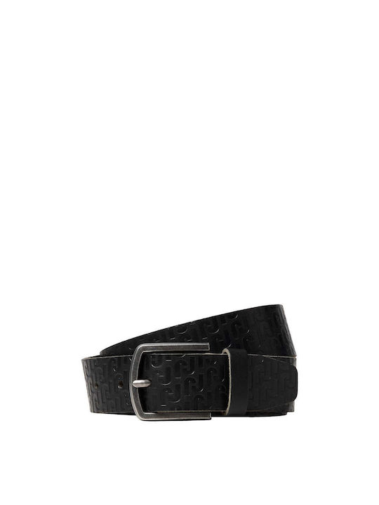 Jack & Jones Men's Leather Belt Black