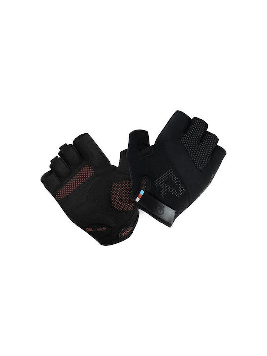 Radvik Half Finger Cycling Gloves Adults Black