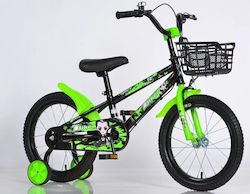 Fun Baby 16" Kids Bicycle BMX Green